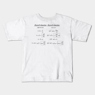 Maxwell's Equations Kids T-Shirt